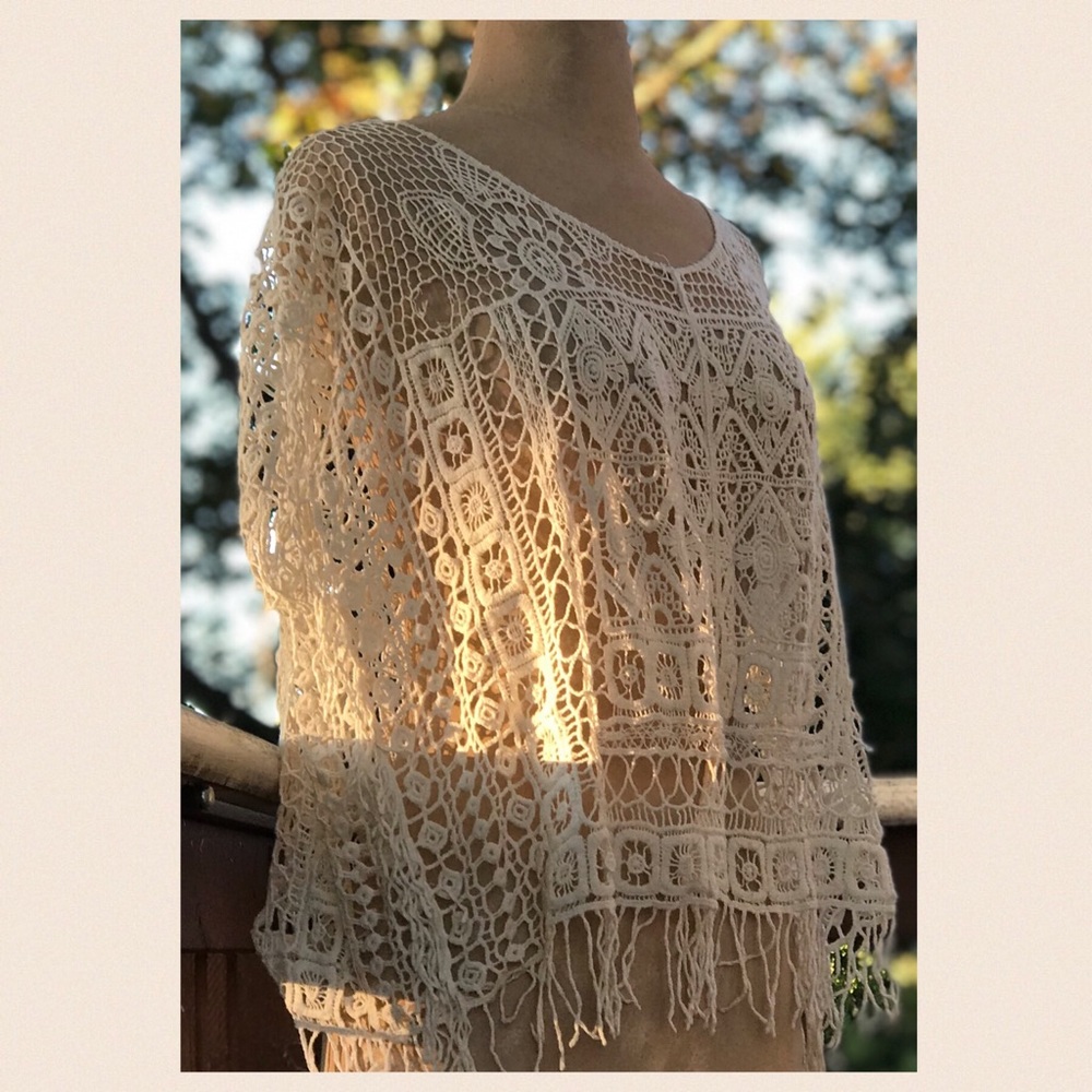 Urban Outfitters Ecote Lace Blouse, Medium